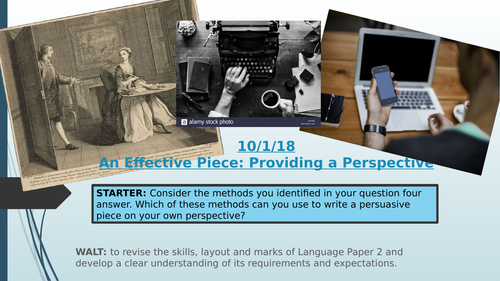 GCSE AQA English Language Paper 2- Lessons 11-15