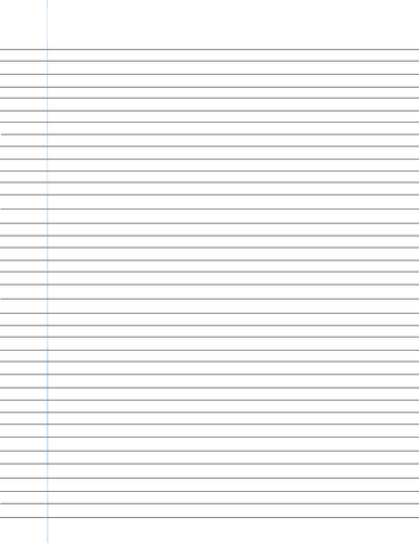 Lined Paper