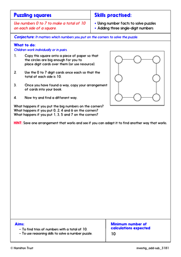 subtraction reasoning and problem solving year 3