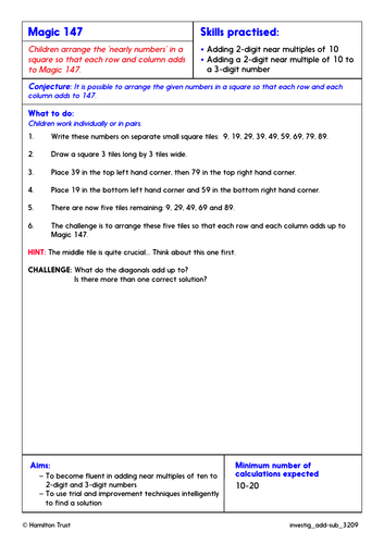 year 3 problem solving place value