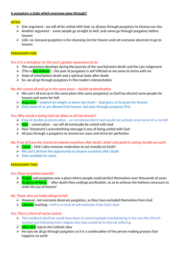 What does purgatory mean image