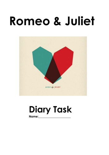 Romeo and Juliet Diary Task