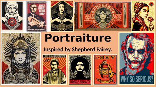 Portraiture- based on Shepherd Fairey