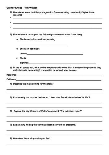 On Her Knees - Tim Winton