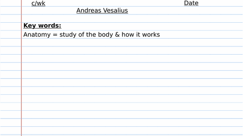 Andreas Vesalius Renaissance Medicine