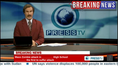 Zombie Apocalypse Creative Writing