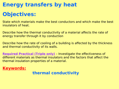 New AQA P1.2 (New Physics spec 4.1 - exams 2018) - Energy transfers in a system + RP2 (TRIPLE ONLY)