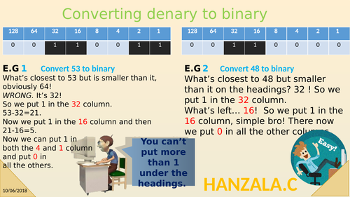 Denary and Binary basic