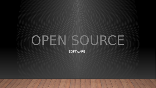 What is open source applications and system software