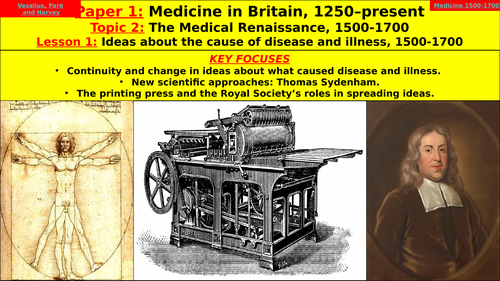 Edexcel GCSE Medicine in Britain, Topic 2 - Medical ...