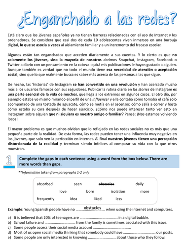 New technologies: Enganchado a las redes