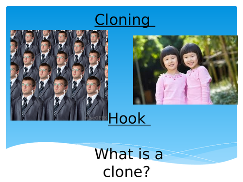 Cloning in animals and plants