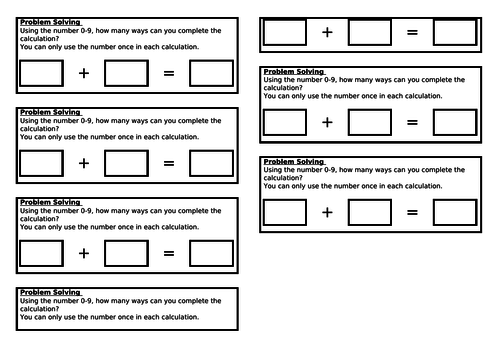 The Addition Symbol,  Autumn Block 2, Year 1