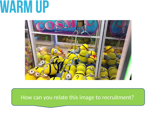 BTEC Business Unit 8 Recruitment and Selection Learning Aim A