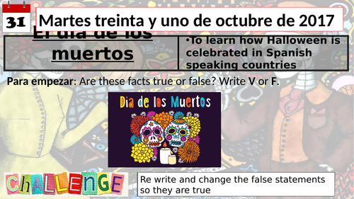 Halloween -El día de muertos