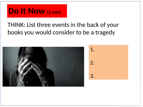 Macbeth - Tragic hero week