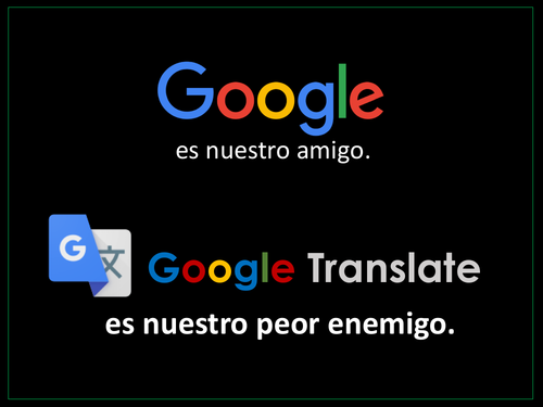 Google Translate  poster