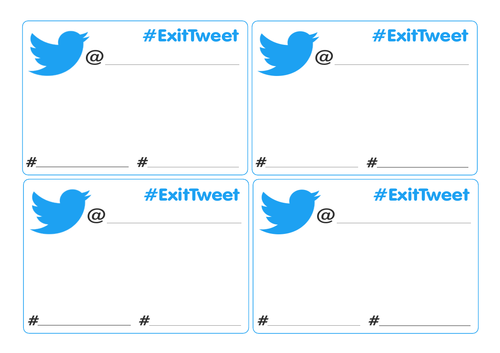 Exit Tweet Plenary