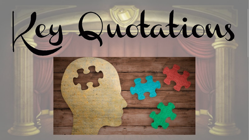 Romeo and Juliet Key Quotations