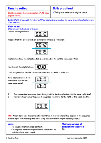 problem solving time intervals