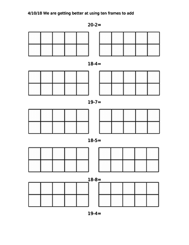 10 Frame Subtraction