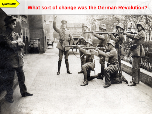 German Revolution - Weimar constitution - 1890-1945 AQA
