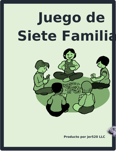 Pretérito regular in Spanish Juego de Siete Familias