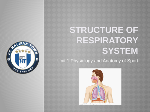 Unit 1 Respiratory System