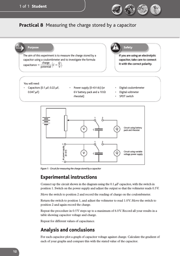 Investigating capacitors