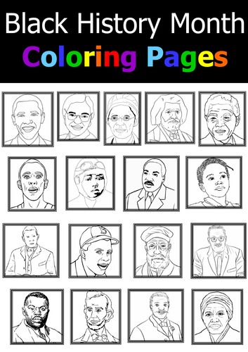 Black History Month - Coloring Pages