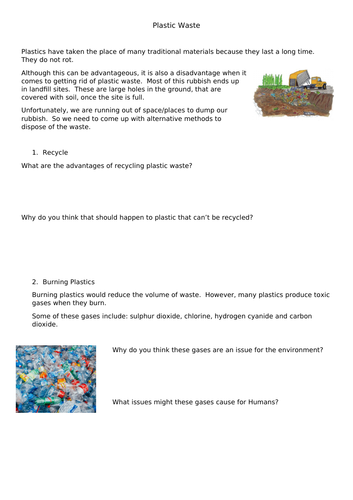 Plastic waste - Life Cycle Assessment