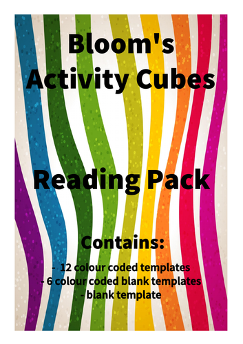 Bloom's Reading Cubes and Bloom's Activity Cubes - bundle