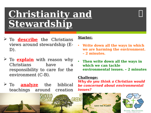 Christianity and Stewardship