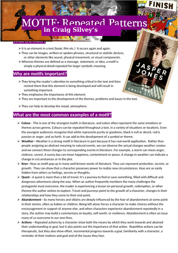 Motif in Jasper Jones