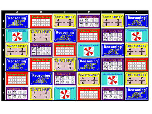 Fractions Simplification Game