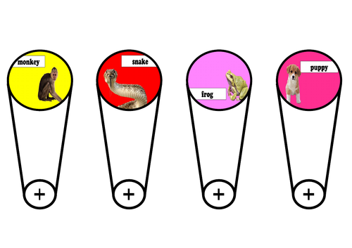 Phase 1 Phonics Listening Game Dear Zoo/ Zoo Animal Fans FREE