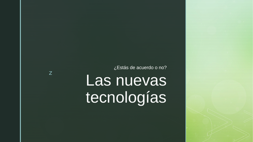 Las Nuevas Tecnologías