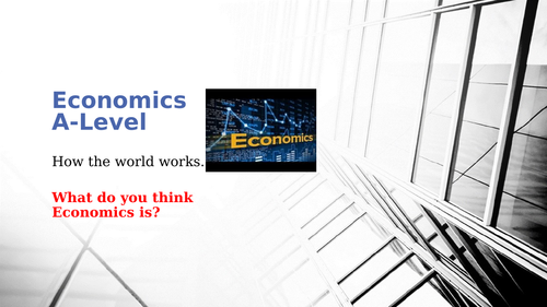 Economics tatser lesson