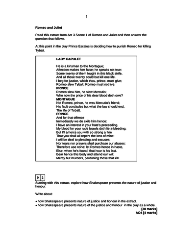 Romeo and Juliet extended scheme