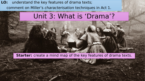 The Crucible: features of drama, Rev. Parris