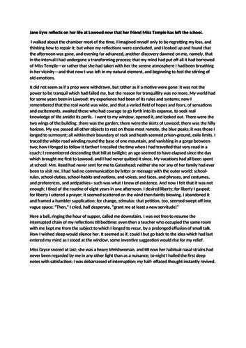 Example Exam Paper 1 Edexcel English Language- Jane Eyre