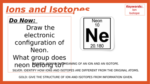 C1.7 Ions and Isotopes