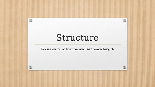 Building structural analysis skills KS3 (two lessons)