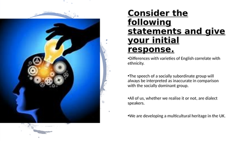 Edexcel English Language A Level 2009 Paper walk through. Focus on Black English.