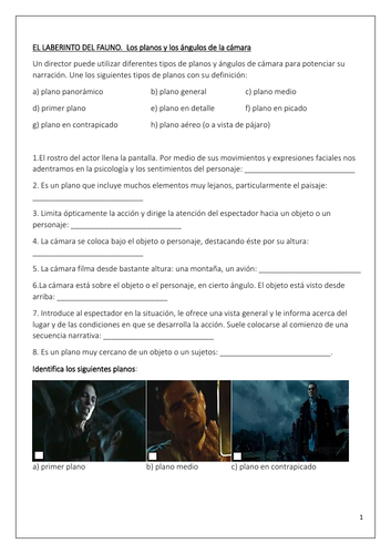 Quiz de atención: ángulos worksheet