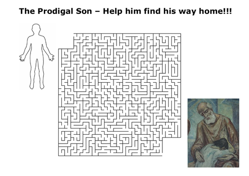 The Prodigal Son Maze Puzzle