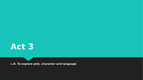 Act 3 The Winslow Boy