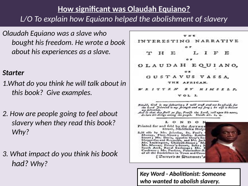 Summary Of Olaudah Equiano