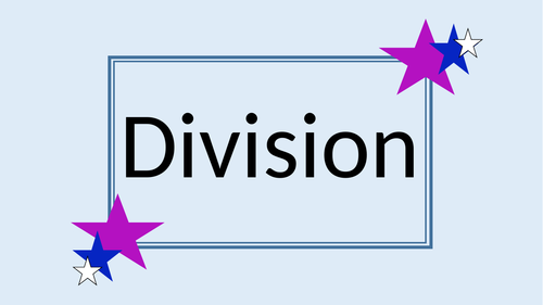 Division, including decimals