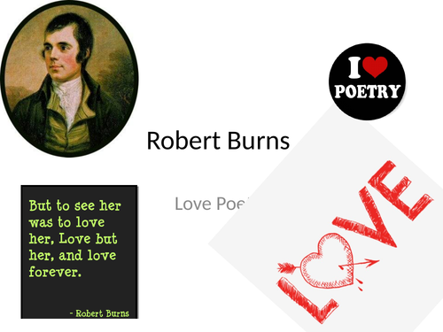 Robert Burns Poetry Comparative Task